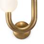 5_Happy 16 1/4" High Natural Brass 2-Light LED Wall Sconce more views