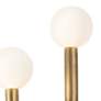 7_Happy 16 1/4" High Natural Brass 2-Light LED Wall Sconce more views