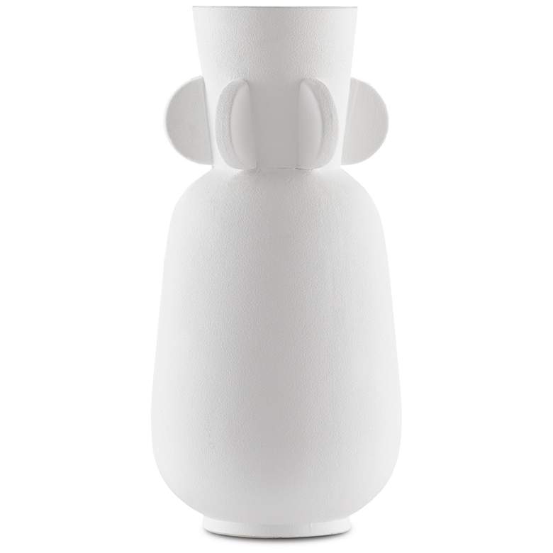 Image 4 Happy 40 13 1/4 inch High White Ceramic Wings Decorative Vase more views