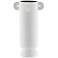 Happy 40 13 3/4" High White Ceramic Tube Decorative Vase