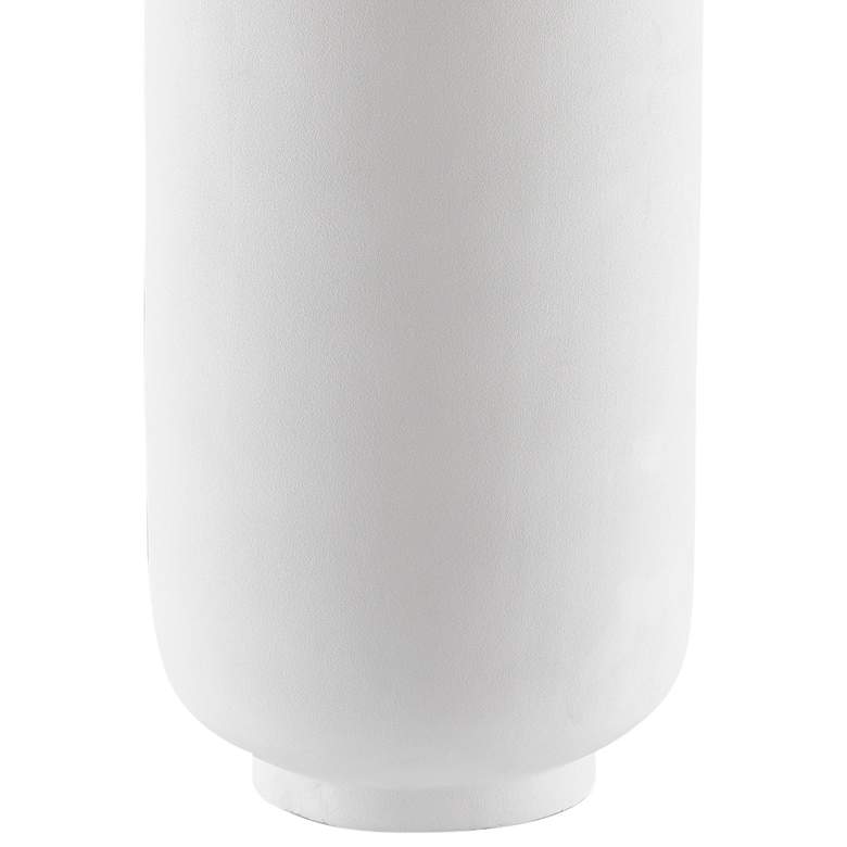 Image 3 Happy 40 24 inch High White Ceramic Tall Decorative Vase more views