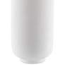 Happy 40 24" High White Ceramic Tall Decorative Vase
