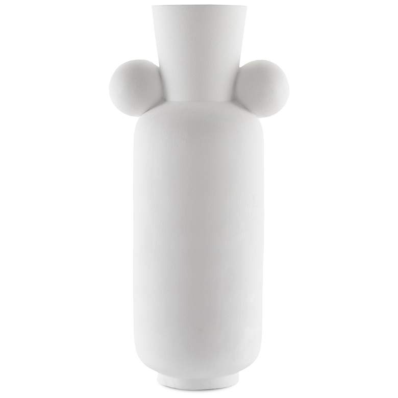 Image 4 Happy 40 24 inch High White Ceramic Tall Decorative Vase more views