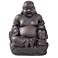 Happy Buddha Statue - Brown Finish