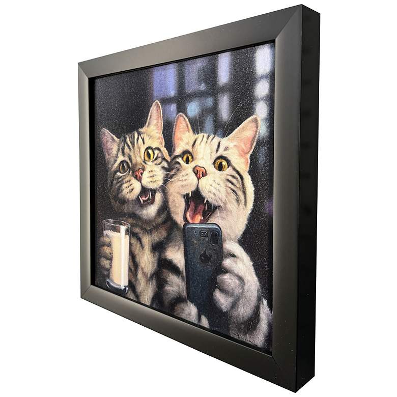 Image 2 Happy Hour 11"W x 11"H Non-Glass Framed Art more views