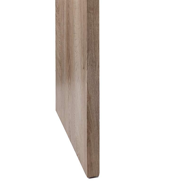 Image 4 Hapsford 45 1/4" Wide Black and Natural Wood Writing Desk more views