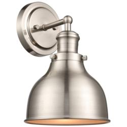 Haralson 10&quot; High 1-Light Sconce - Satin Nickel
