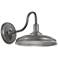 Harbison 8 3/4" High Textured Silver LED Outdoor Wall Light