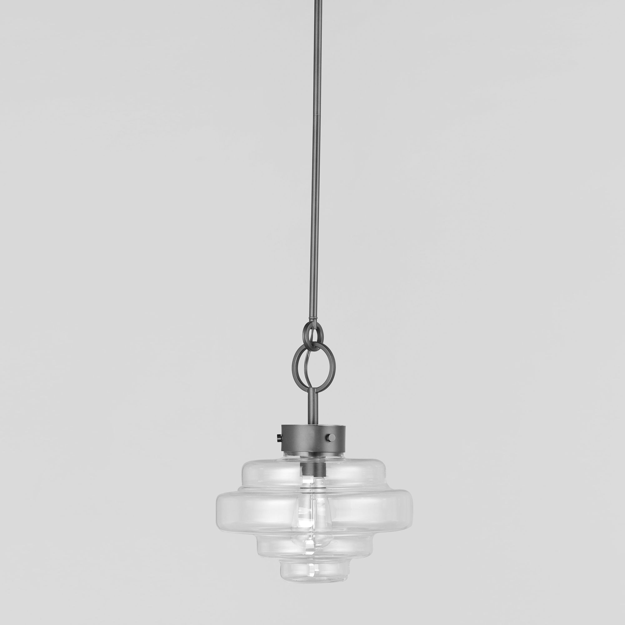 Image 7 Harbor 1-Light 12" Wide Black Pendant Light more views