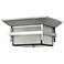 Harbor 12 1/4" Wide Silver Outdoor Ceiling Light