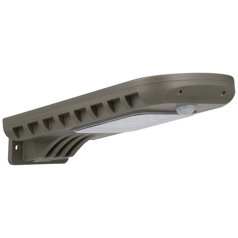 Image 1 Harbor 12"W Dark Gray Motion Sensor Solar LED Security Light