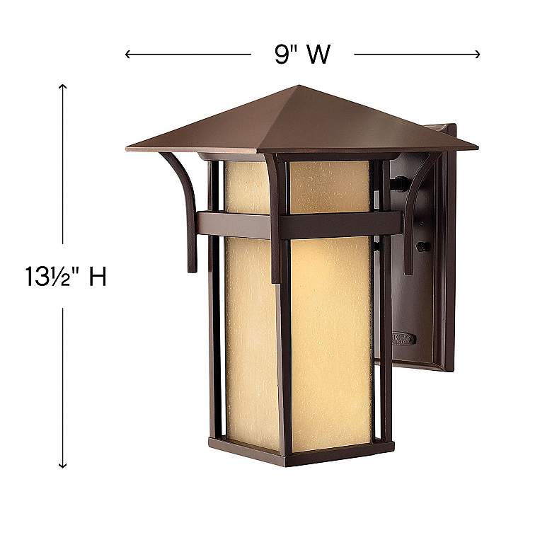 Image 3 Harbor 13 1/2"H 3W Outdoor Wall Light by Hinkley Lighting more views