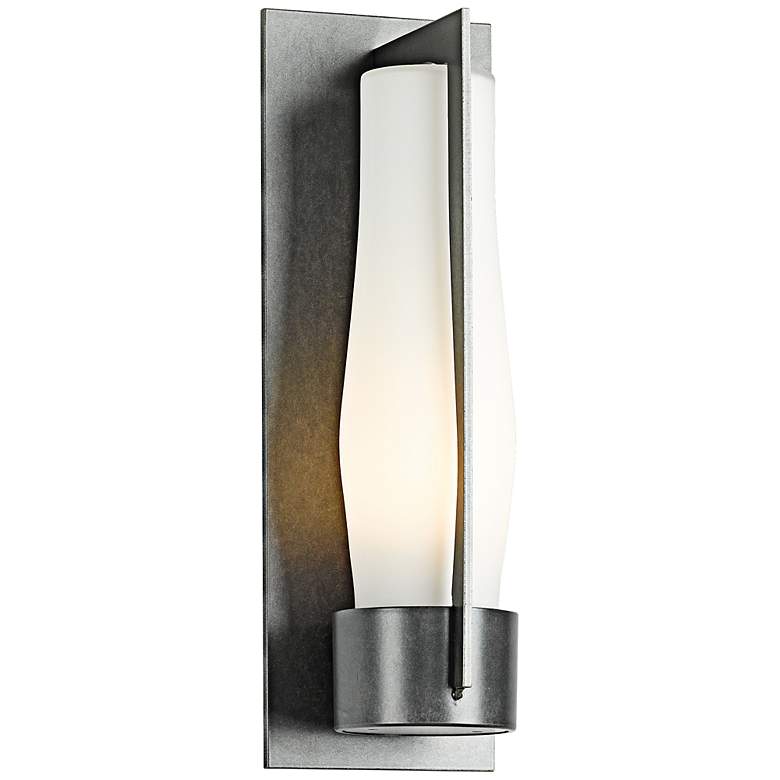 Image 1 Harbor 15 1/2 inch High Burnished Steel Outdoor Wall Light