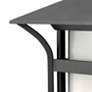 3_Harbor 16 1/4" High Satin Black Outdoor Lantern Wall Light more views