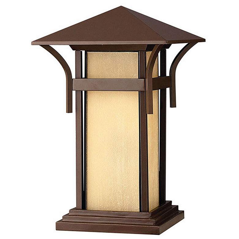 Image 1 Harbor 17 inchH Brown 14W Outdoor Post Light by Hinkley Lighting