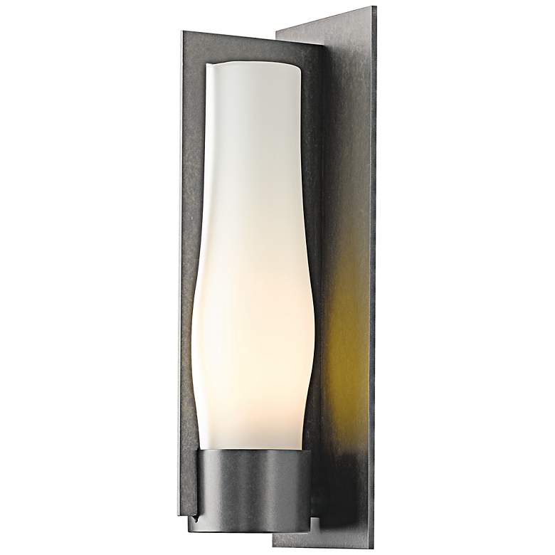 Image 1 Harbor 19 1/2 inch High Burnished Steel Outdoor Wall Light