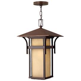 Image1 of Harbor 19"H Brown Outdoor Hanging Light by Hinkley Lighting
