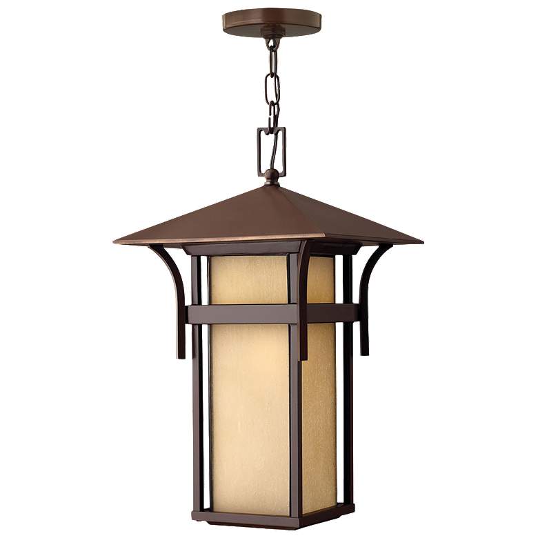 Image 1 Harbor 19 inchH Brown Outdoor Hanging Light by Hinkley Lighting