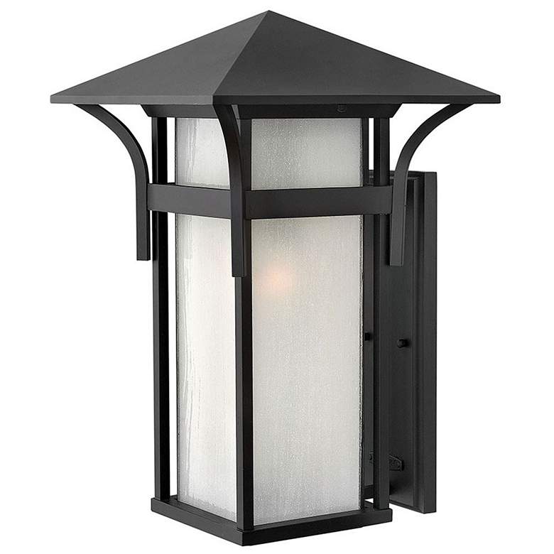 Image 1 Harbor 20 1/2 inch High Black Outdoor Wall Light