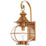 2_Harbor 20" High Flemish Brass Outdoor Wall Lantern