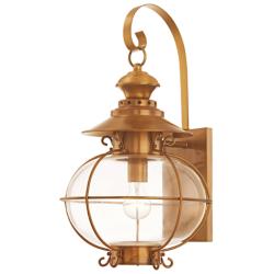 Harbor 20" High Flemish Brass Outdoor Wall Lantern