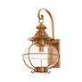 4_Harbor 20" High Flemish Brass Outdoor Wall Lantern more views