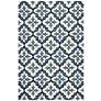 Harbor 4210 5&#39;x7&#39;6" Ivory and Blue Mosaic Outdoor Area Rug