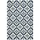 Harbor 4210 Ivory and Blue Mosaic Outdoor Area Rug
