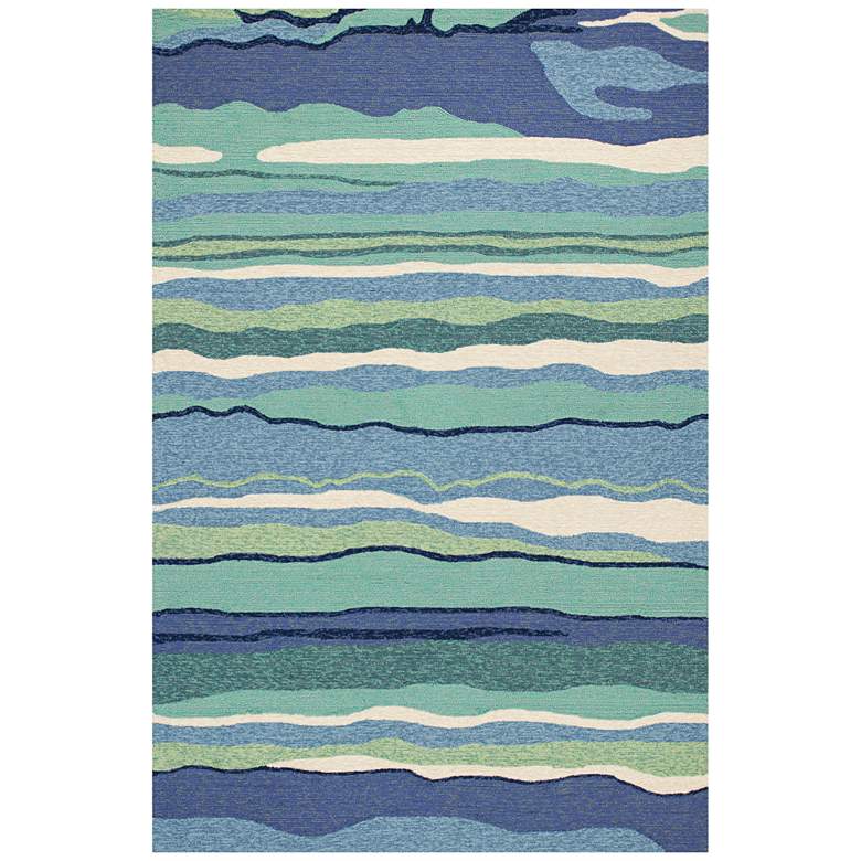 Image 1 Harbor 4216 5'x7'6" Ocean Lagoon Indoor-Outdoor Area Rug
