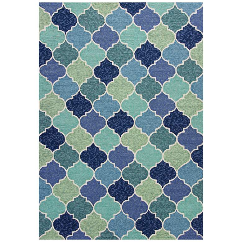 Image 1 Harbor 4231 5'x7'6" Blue Stella Indoor-Outdoor Area Rug