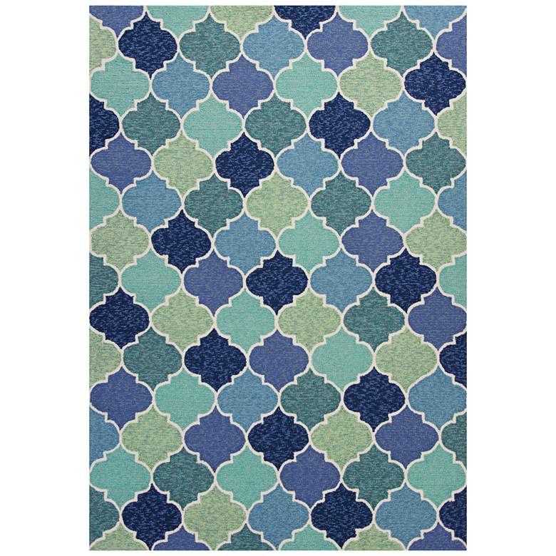 Image 1 Harbor 4231 5&#39;x7&#39;6 inch Blue Stella Indoor-Outdoor Area Rug