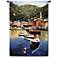 Harbor at Twilight 53" High Wall Tapestry