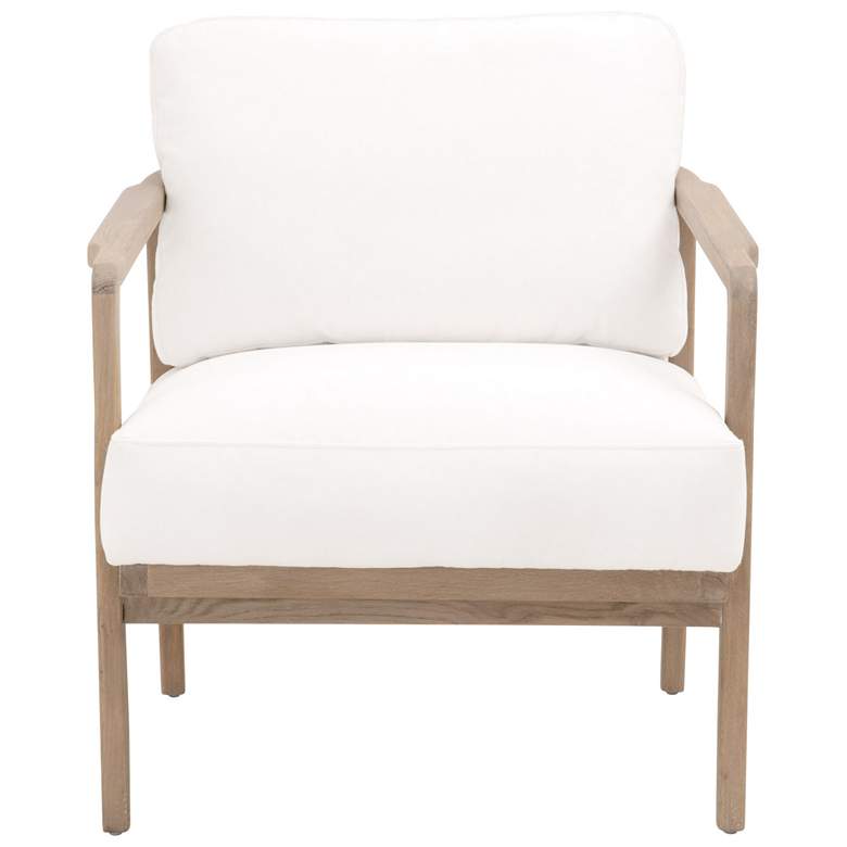 Image 1 Harbor Club Chair, LiveSmart Peyton-Pearl, White Rope