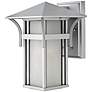 Harbor Collection Titanium 10 1/2" High Outdoor Wall Light in scene