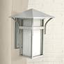 Harbor Collection Titanium 16 1/4" High Outdoor Wall Light in scene