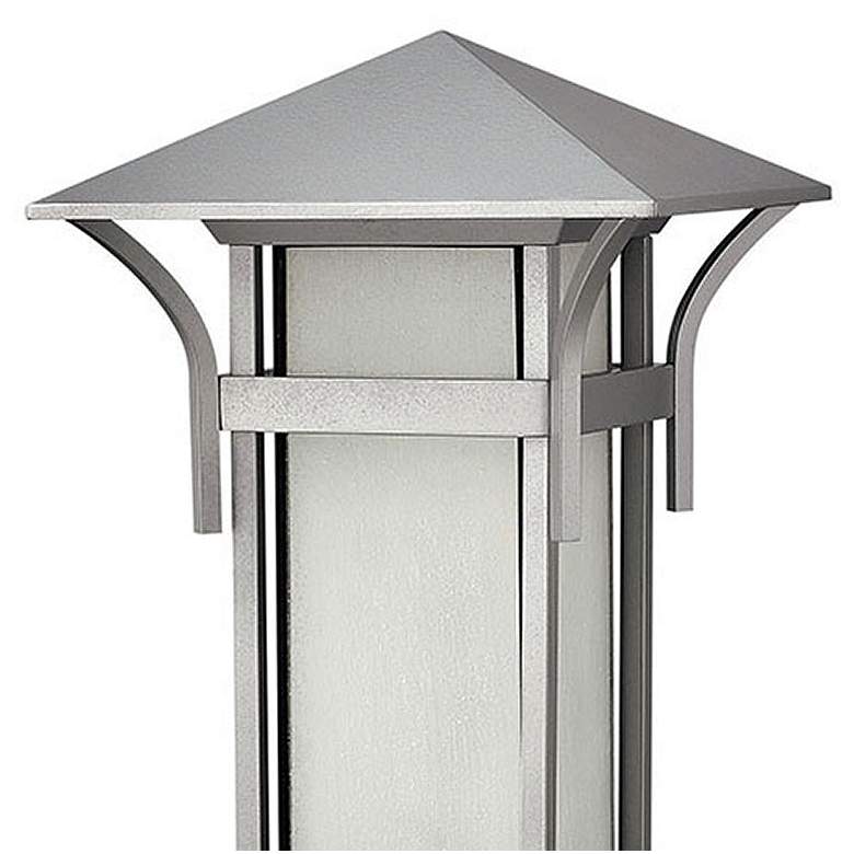 Image 2 Harbor Collection Titanium 17" High Outdoor Pier Mount Light more views