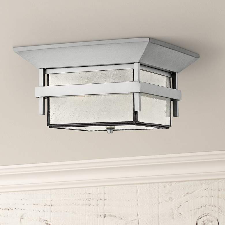 Image 1 Harbor Titanium 7 3/4" High Hinkley Ceiling Light