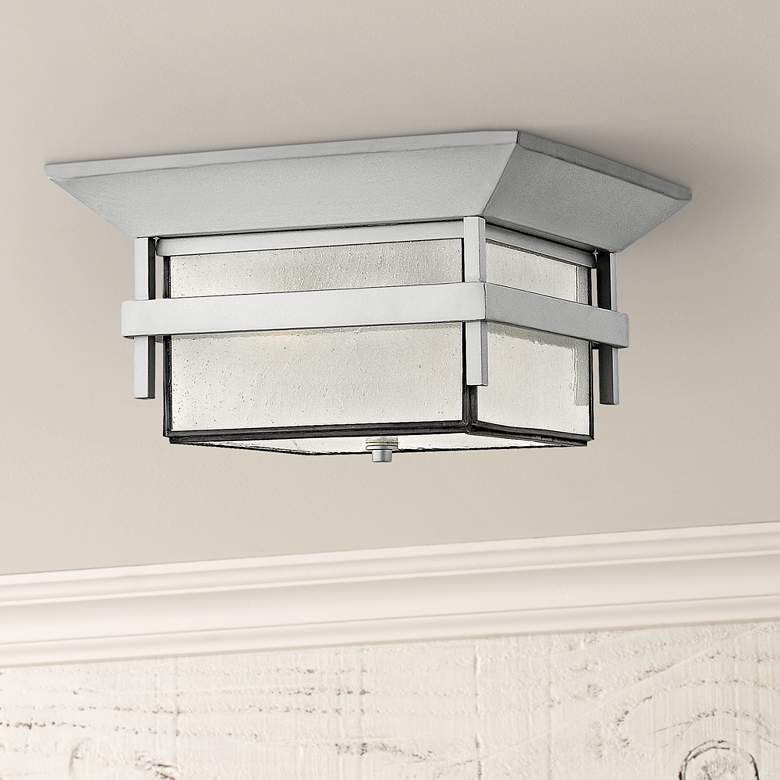 Image 1 Harbor Titanium 7 3/4 inch High Hinkley Ceiling Light