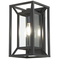 Harbor View 13 1/4" High Sand Coal Outdoor Wall Light
