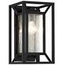 Harbor View 13 1/4" High Sand Coal Outdoor Wall Light
