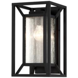 Harbor View 13 1/4" High Sand Coal Outdoor Wall Light