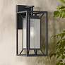 Harbor View 16 1/2" High Sand Coal Outdoor Wall Light