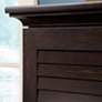 5_Harbor View 35 1/2"W Antiqued Paint 2-Door Storage Cabinet more views
