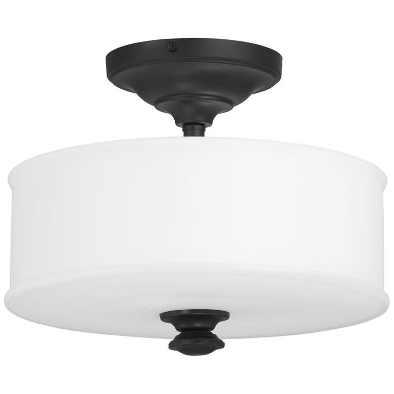 Image 2 Harbour Point 13 1/2" Wide Coal Ceiling Light