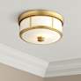 Harbour Point 13 1/2" Wide Liberty Gold Ceiling Light