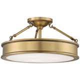 Harbour Point 19&quot; Wide Liberty Gold Ceiling Light