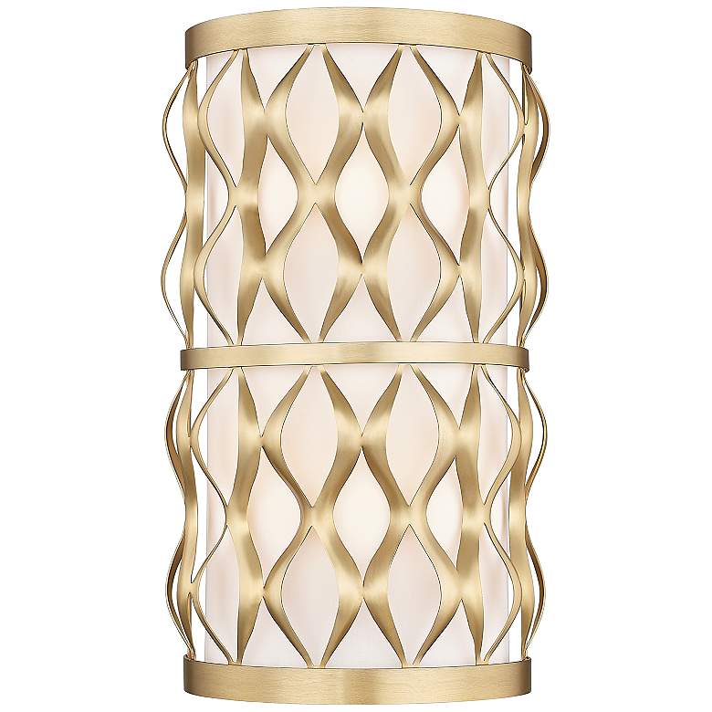 Image 3 Harden 14 3/4" High Modern Gold Wall Sconce