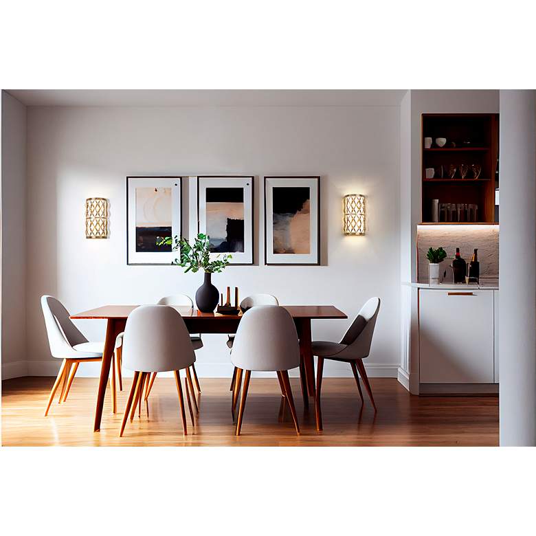 Image 5 Harden 14 3/4" High Modern Gold Wall Sconce more views