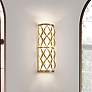 1_Harden 22 1/2" High Modern Gold Wall Sconce