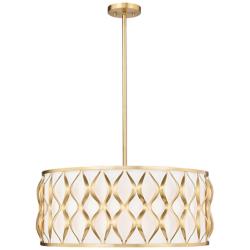 Harden 26 1/4" Wide Modern Gold Drum Pendant Light